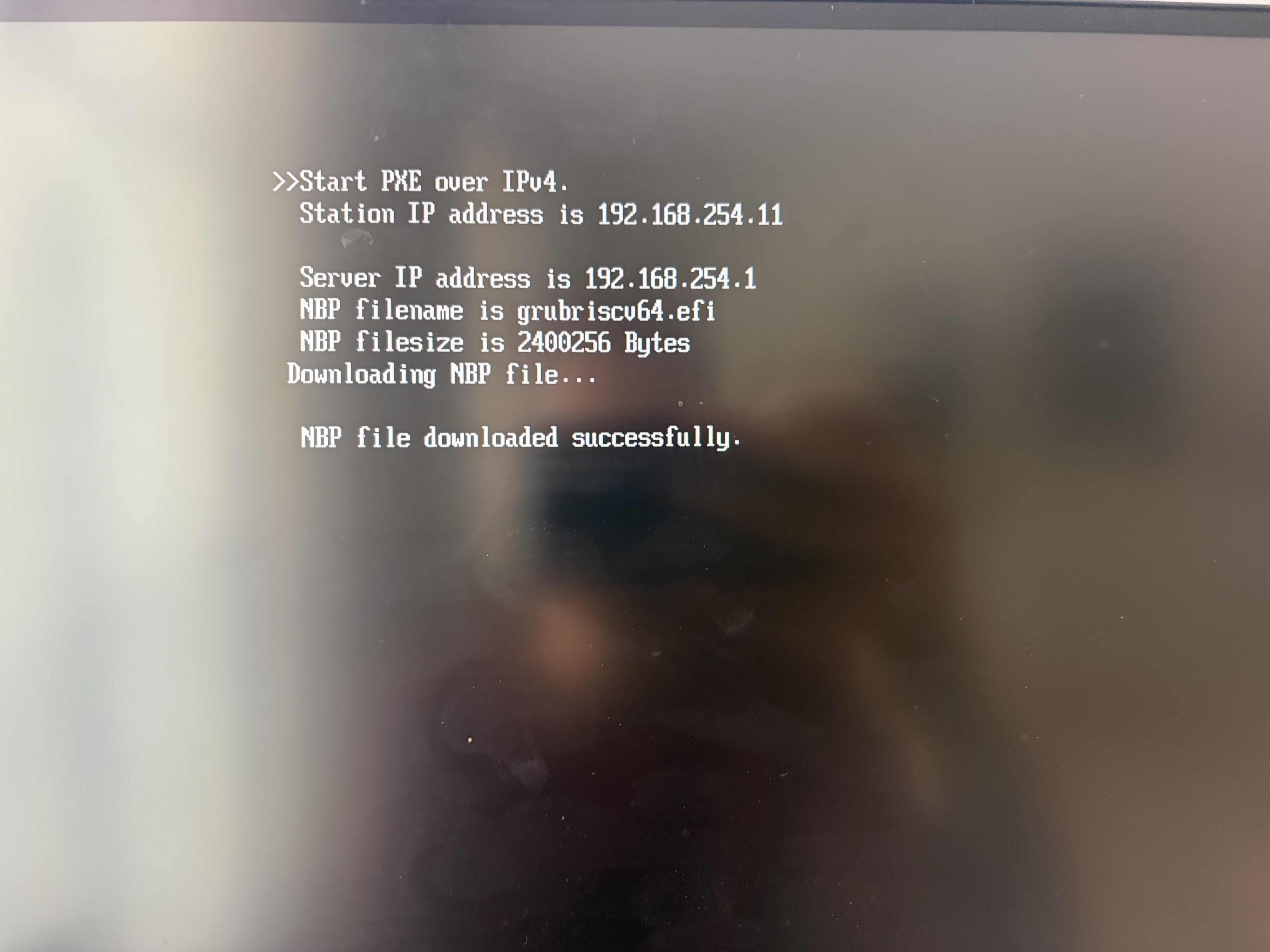 Screenshots (literally) of the EDK2 bootloader screen (3)